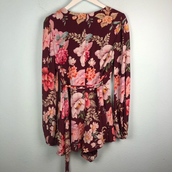 Majorelle Rosebud long sleeve floral romper - Picture 7 of 8